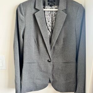 RW&CO. Elegant Gray Suit Jacket